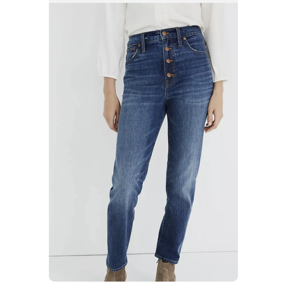 Madewell Denim - Madewell The Perfect Vintage Crop High Rise Jeans Size 24